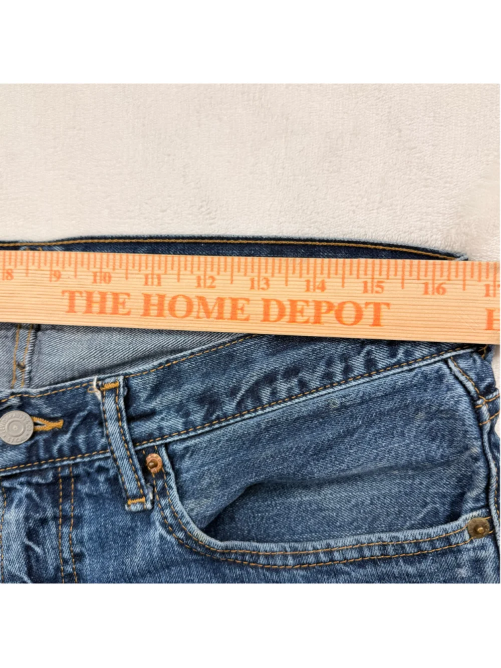 Men's Levi's 531 34x25 Cropped Hemmed Athletic Slim Fit Jeans Blue (34x34 Tag)